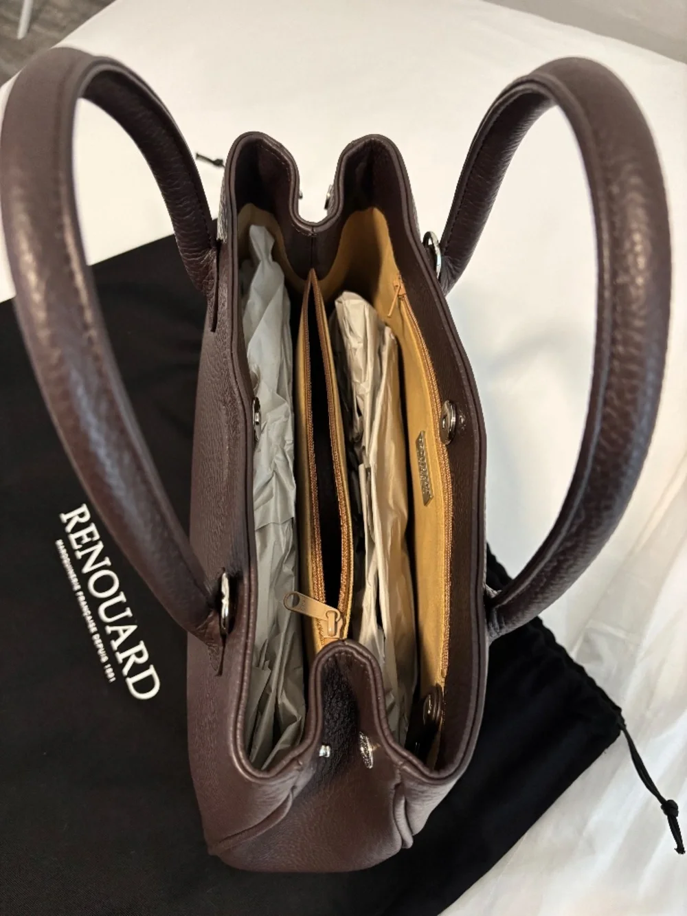 NWT Limited Edition Renouard Leather Bag - Brown